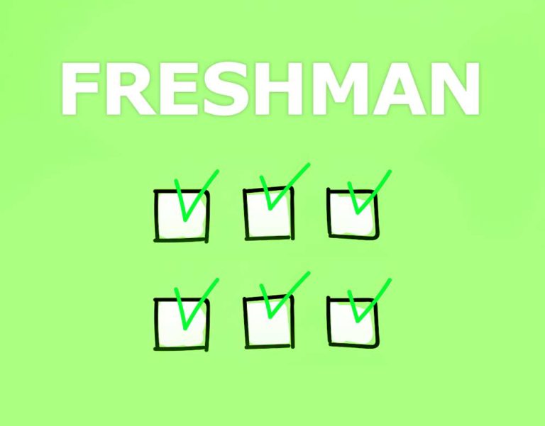 freshman checklist