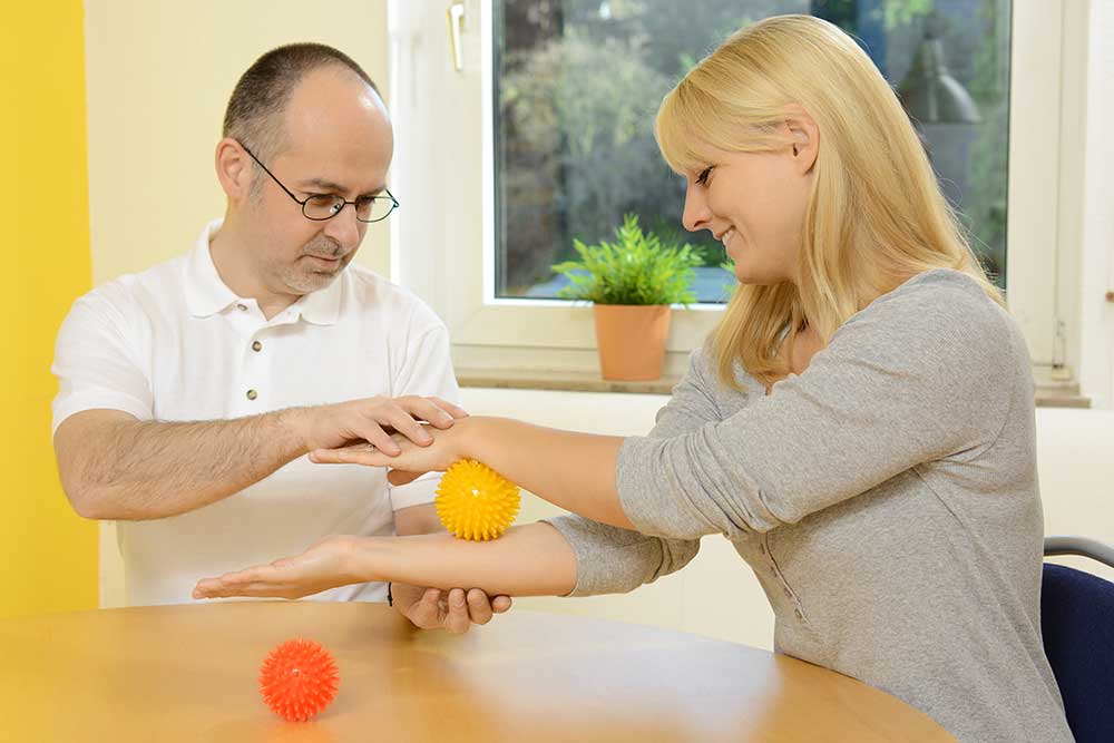 occupational therapy aide working
