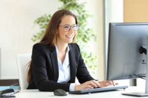 medical records technician working