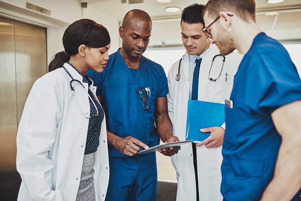 medical team in a meeting