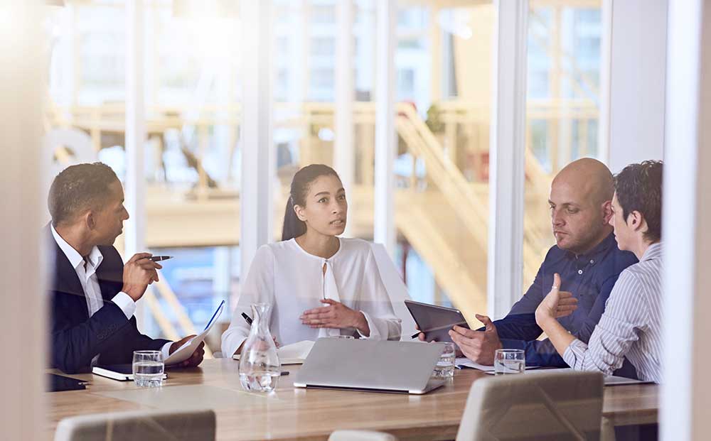 business people in meeting
