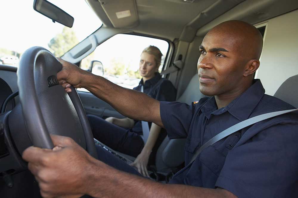 become an ambulance driver