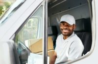 become a delivery truck driver
