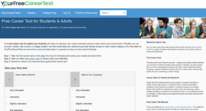 best career test yourfreecareertest