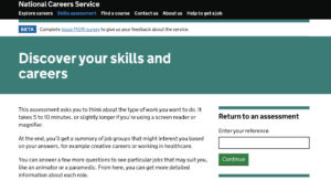 national career services career test