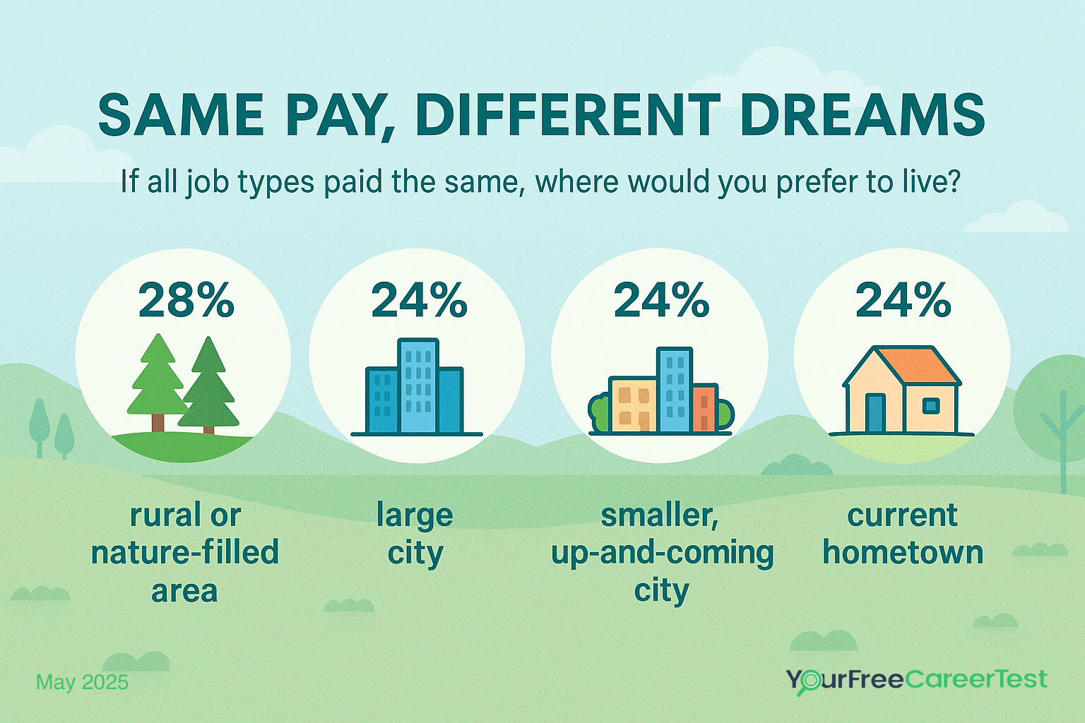 Same pay different dreams